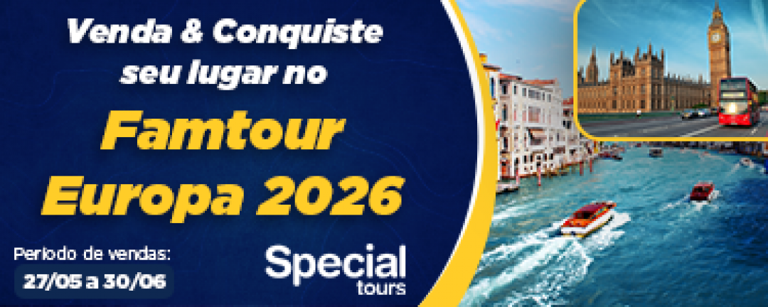 Venda & Conquiste seu Lugar no Famtour Europa 2026